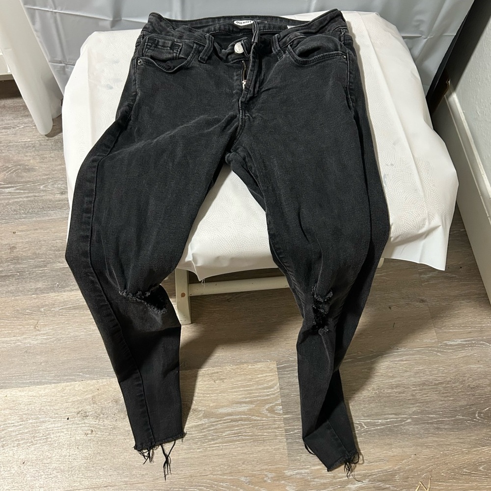 Black jeans women’s size 4 old navy